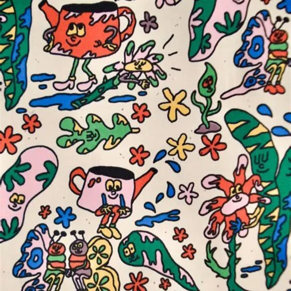 Nooworks Linen Ruffle Top - Bug Out - Picture 4 of 4